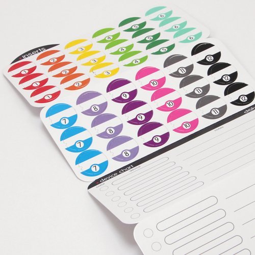 Dotz Home Entertainment Cord Identifier Kit For Cord And Cable Management (Dci131Hek-C)