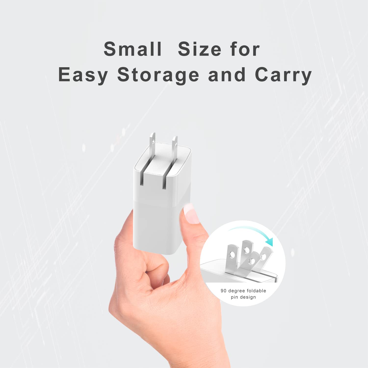 20W Foldable Fast Charging Fit For Ipad Pro Charger   (Replacement For Ipad Pro 12.9/11 Inch, For Ipad Air 4Th/5Th, For Ipad Min