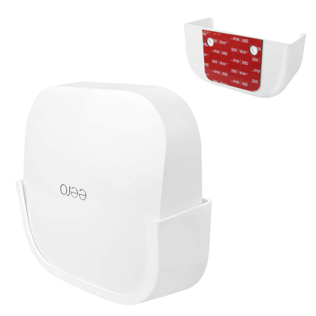 Screwless Wall Mount For Eero Pro 6 Tri Band Mesh Wi Fi 6 Holder, No Tools Required, Easy To Install, No Drilling, Strong Vhb Ad