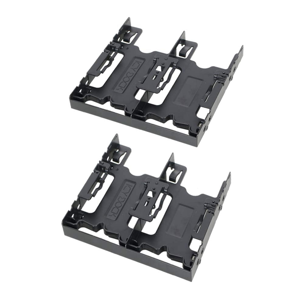 ICY DOCK 4 Bays Dual 2 x 2.5 inch Hard Drive SSD Mounting Bracket Adapter for External 5.25� Bay | Flex FIT Quattro MB344SP
