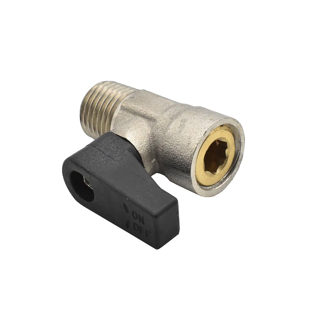 Interstate Pneumatics Vp40 1/4'' Mpt Mini Drain Valve For Air Compressors