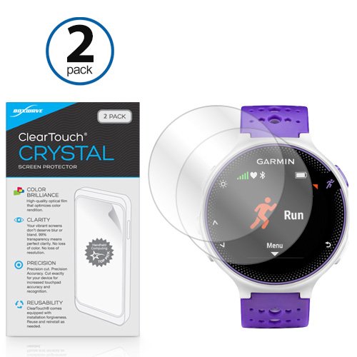 Boxwave Screen Protector Compatible With Garmin Forerunner 230   Cleartouch Crystal (2 Pack), Hd Film Skin   Shields From Scratc