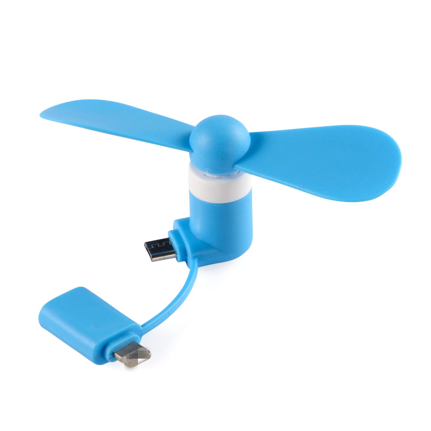 Gfytdxe Mini Cell Phone Fan   Colorful And Powerful 2 In 1 Fan Compatible For Iphone, Ipad, Android Smartphone,Tablet   Cell Pho