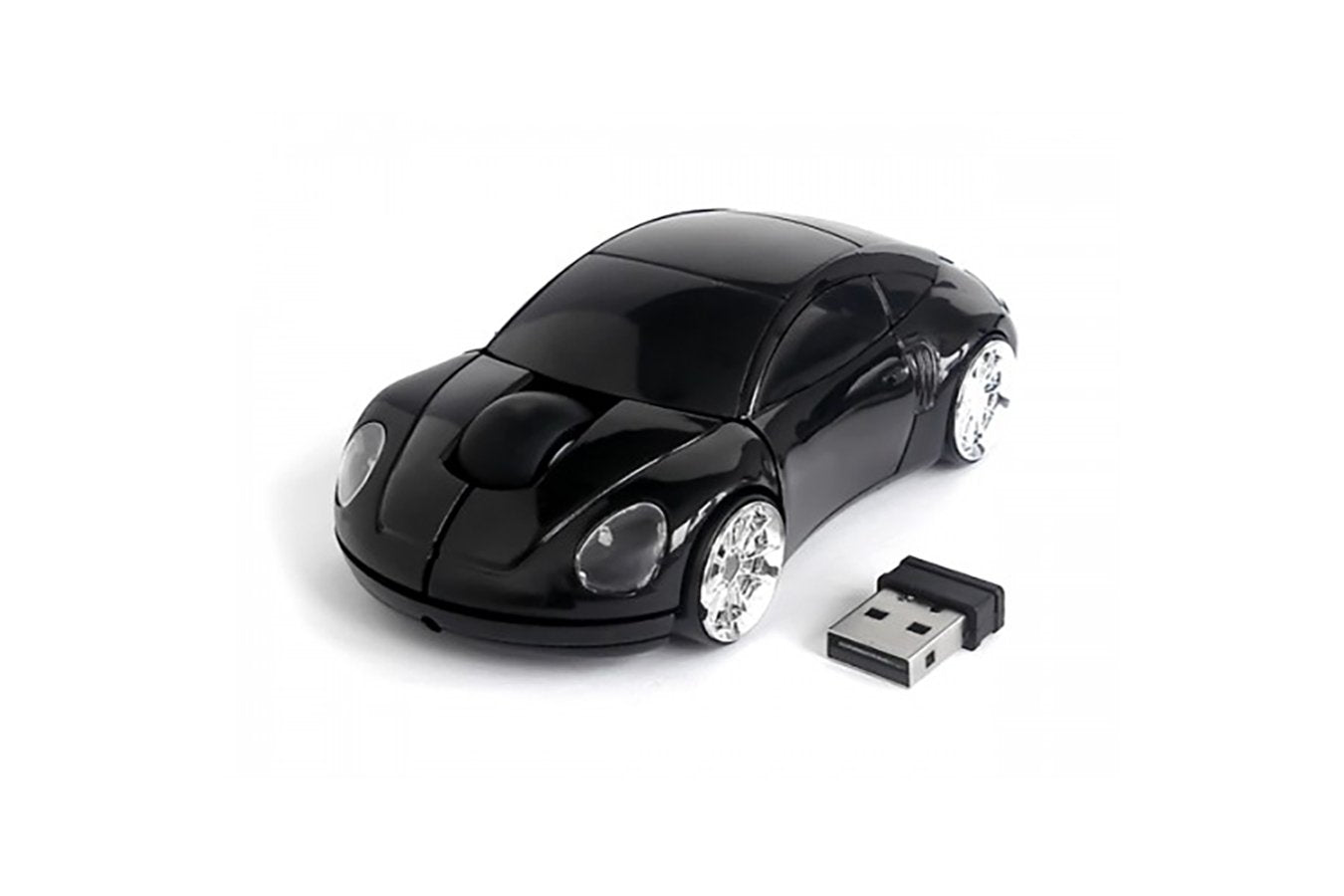 Mojo Porsche Car Optical Wireless Silent Mouse (Black)