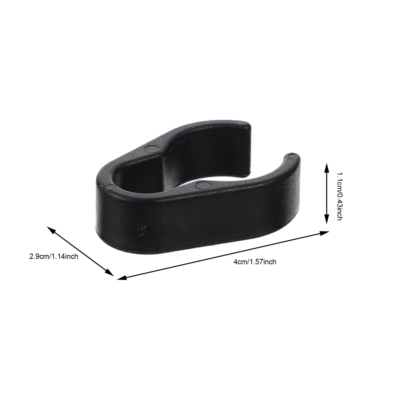 Topperfun 10Pcs Microphone Wire Clips, 25Mm Microphone Boom Wire Clips, 1In Microphone Stand Wire Clips, Microphone Accessories