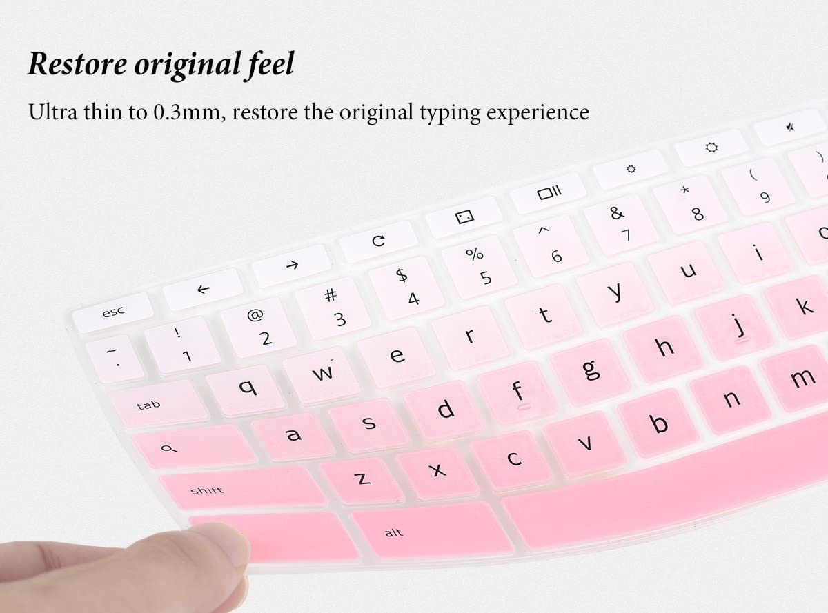 Keyboard Cover For 15.6'' Acer Chromebook 315 Cb315 3Ht/Acer Chromebook 715 Cb715/17.3'' Acer 317 Chromebook Laptop With Numeric