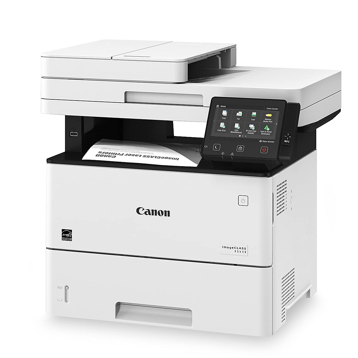 Canon Imageclass D1650 - Monochrome Duplex Wireless Laser Printer, All-In-One With Scanner, Copier, Fax, Automatic Document Feed