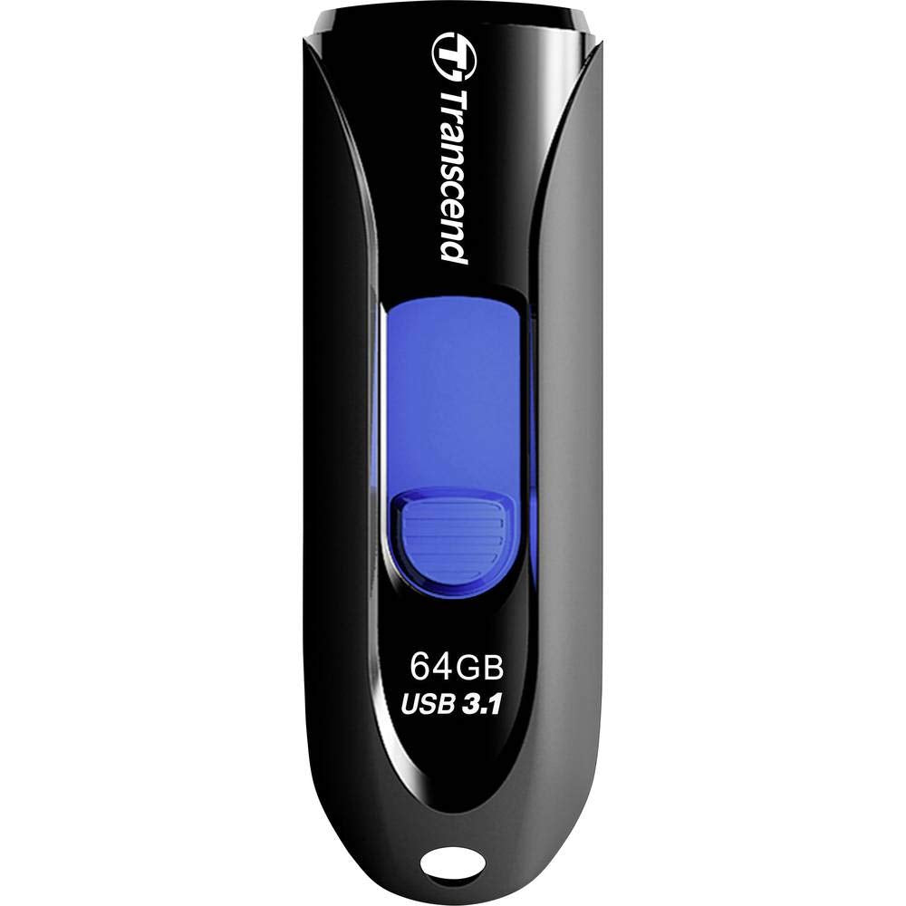 Transcend 64GB JetFlash 790 USB 3.0 Flash Drive (TS64GJF790K), Black