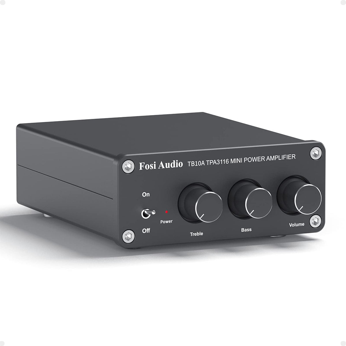 Fosi Audio Tb10A 2 Channel Amplifier Stereo Audio Amp Mini Hi Fi Class D Integrated Tpa3116 Amp For Home Speakers 100W X 2 With