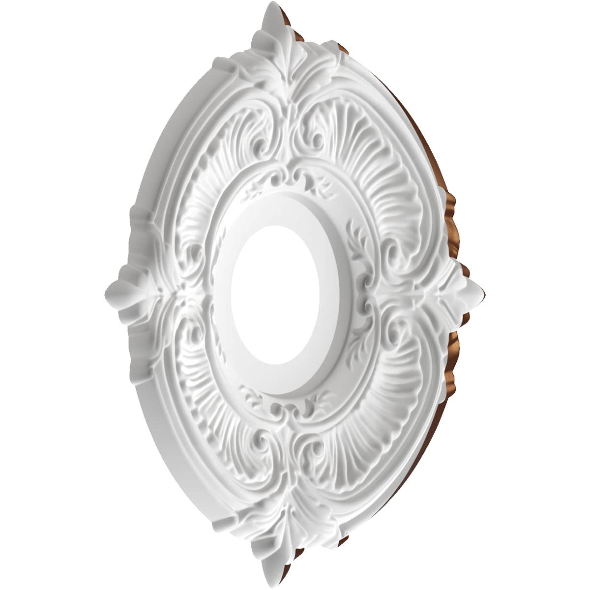 Ekena Millwork Cmp13Atcdc Attica Thermoformed Pvc Ceiling Medallion (Fits Canopies Up To 5), 13Od X 3 1/2Id X 3/4P, Metallic Dar