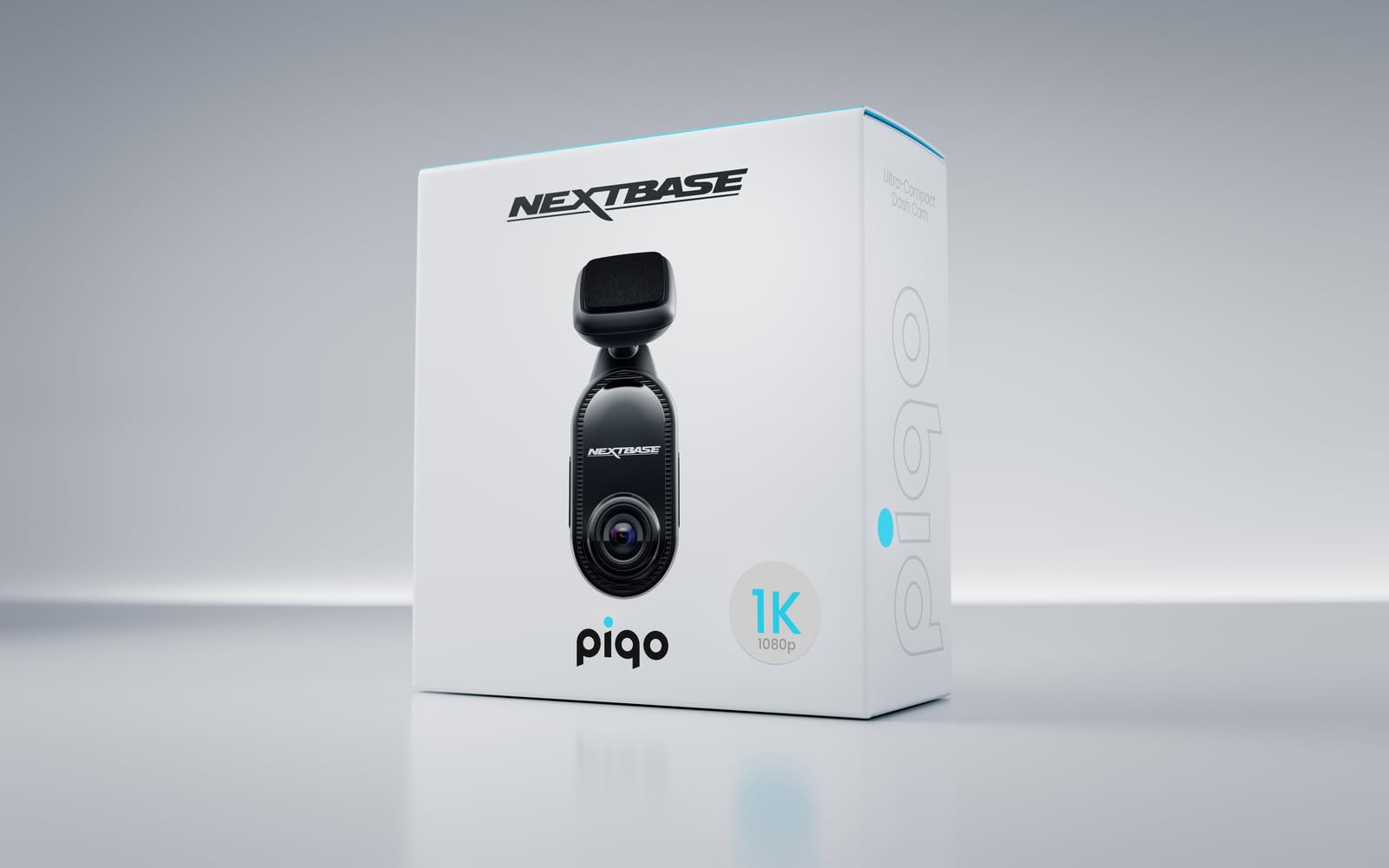 Nextbase Piqo 1K Smart Dash Cam With App, Compact Design, 1080P Ultra-Wide Hd View With Smart Parking, Emergency Sos, And Voice