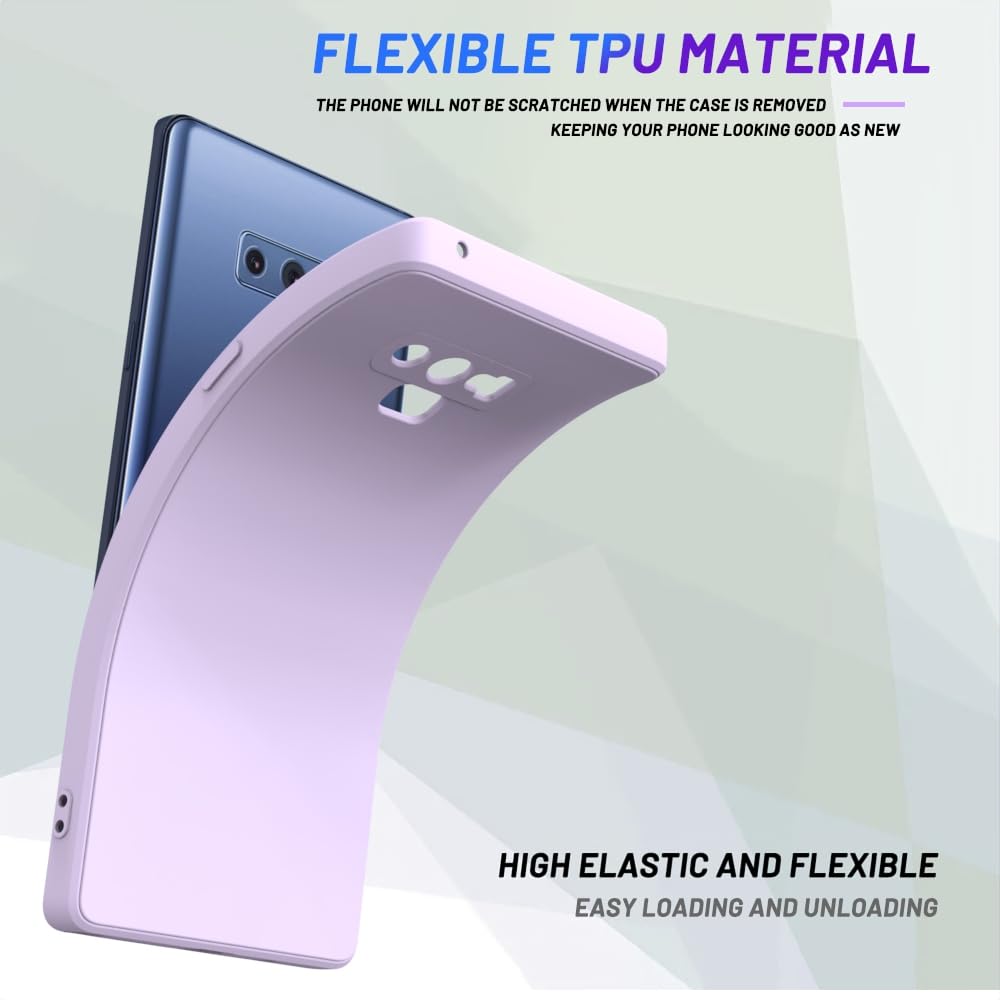 Wogroo For Samsung Galaxy Note 9 Case Purple, Scratch Resistant With Soft Touch, Slim Thin Phone Cover For Samsung Galaxy Note 9
