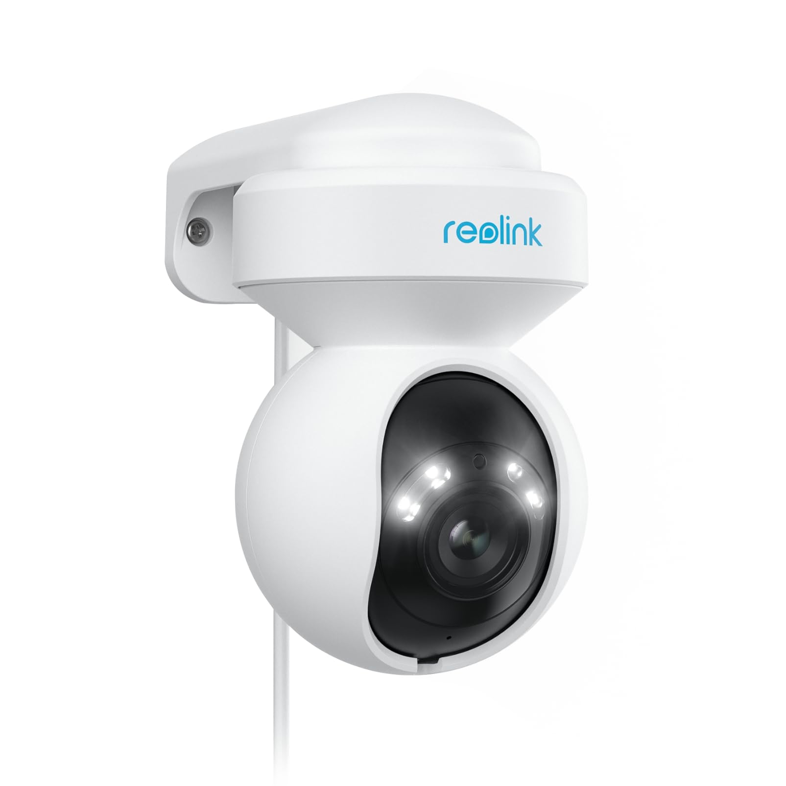 Reolink 4K Poe Security Outdoor Ip Camera With 355 Pan & 50 Tilt, Color Night Vision For Home Surveillance, Auto Tracking, Smart