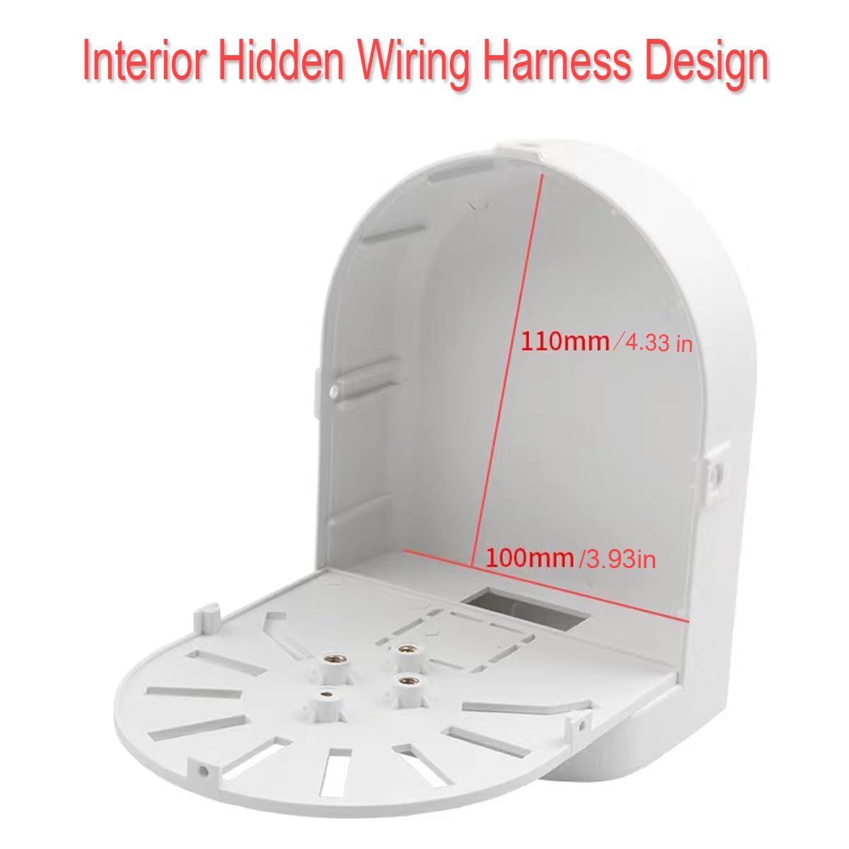 Pcuorleors Universal Wall Mount Bracket For Dome Security Camera,Security Camera Junction Box, Cctv Ip Surveillance Cameras Hold