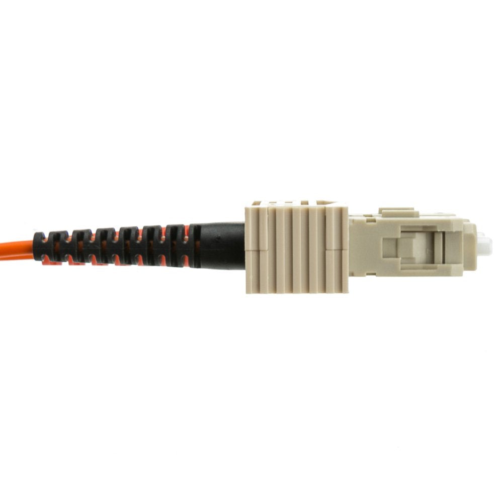 Cablewholesale Fiber Optic Cable, 2 Meter (6.6 Feet) Lc To Sc Lucent Connector To Subscriber Connector Duplex 50/125 Om2 Multi M