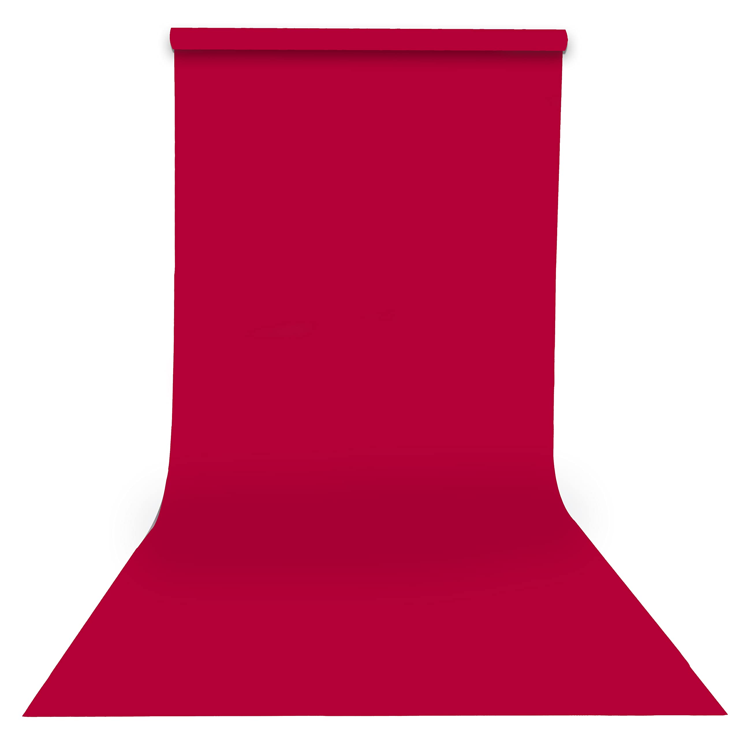 Yizhily Seamless Photogrphy Background Paper, Paper Backdrop Roll For Photoshoot, 53 X16, Scarlet