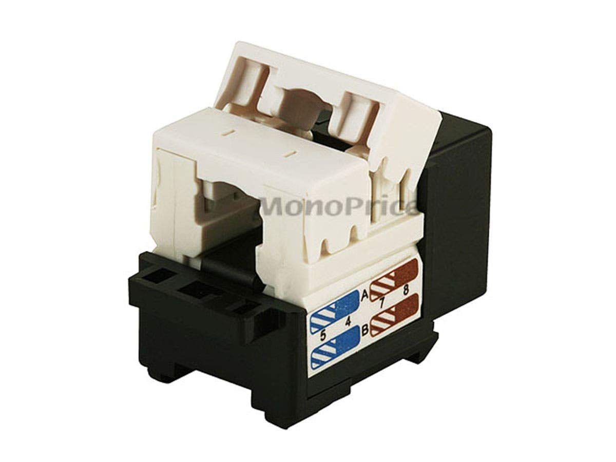 Monoprice Cat6?Punch Down Keystone Jack   Black