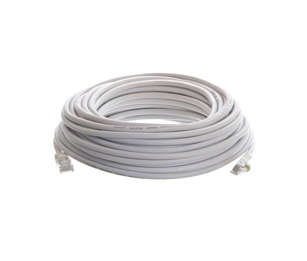 CableVantage 200ft 60m White 200 Ft Rj45 Cat5 Cat5e Ethernet LAN Network Internet Computer Patch Cable for PC, Mac, Laptop, PS3