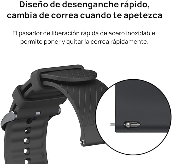 Amazfit Smartwatch Bands Sport Band Compatible Gtr 4, Gtr 3 Pro, Gtr 3, Gtr 2, Gtr 2E, 22Mm Soft Silicone Wristbands Replacement