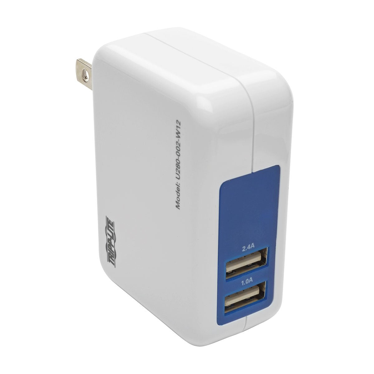 Tripp Lite Dual Port Usb Wall / Travel Charger For Tablet & Mobile Devices 5V/3.4A/17W (U280 002 W12)