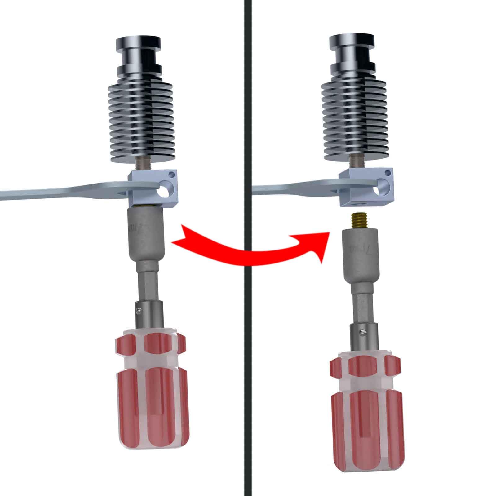 Biaobiao 3D Printer Mk8 Nozzles Cr 10 Nozzle + 4 Diy Tools For 3D Printer Nozzle Change Replacement