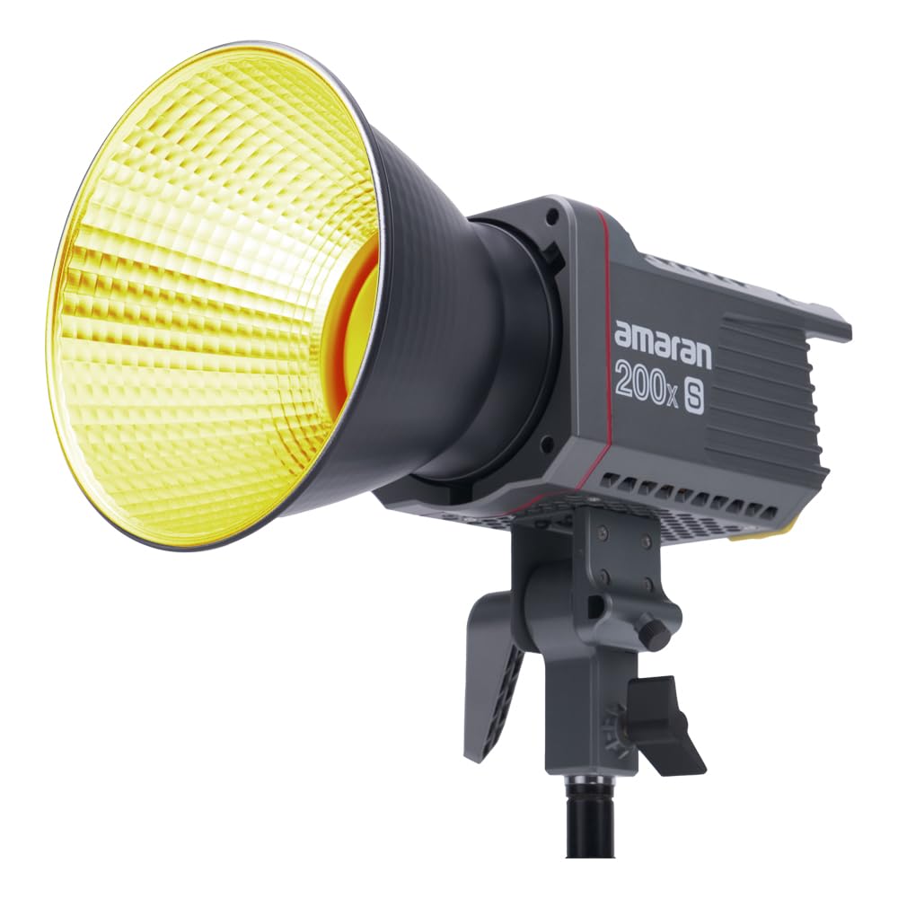 Amaran 200Xs Bi-Color Led Video Light, 250W 2700-6500K 51600Lux@1M Bluetooth App Control 9 Built-In Lighting Effects Dc/Ac Power