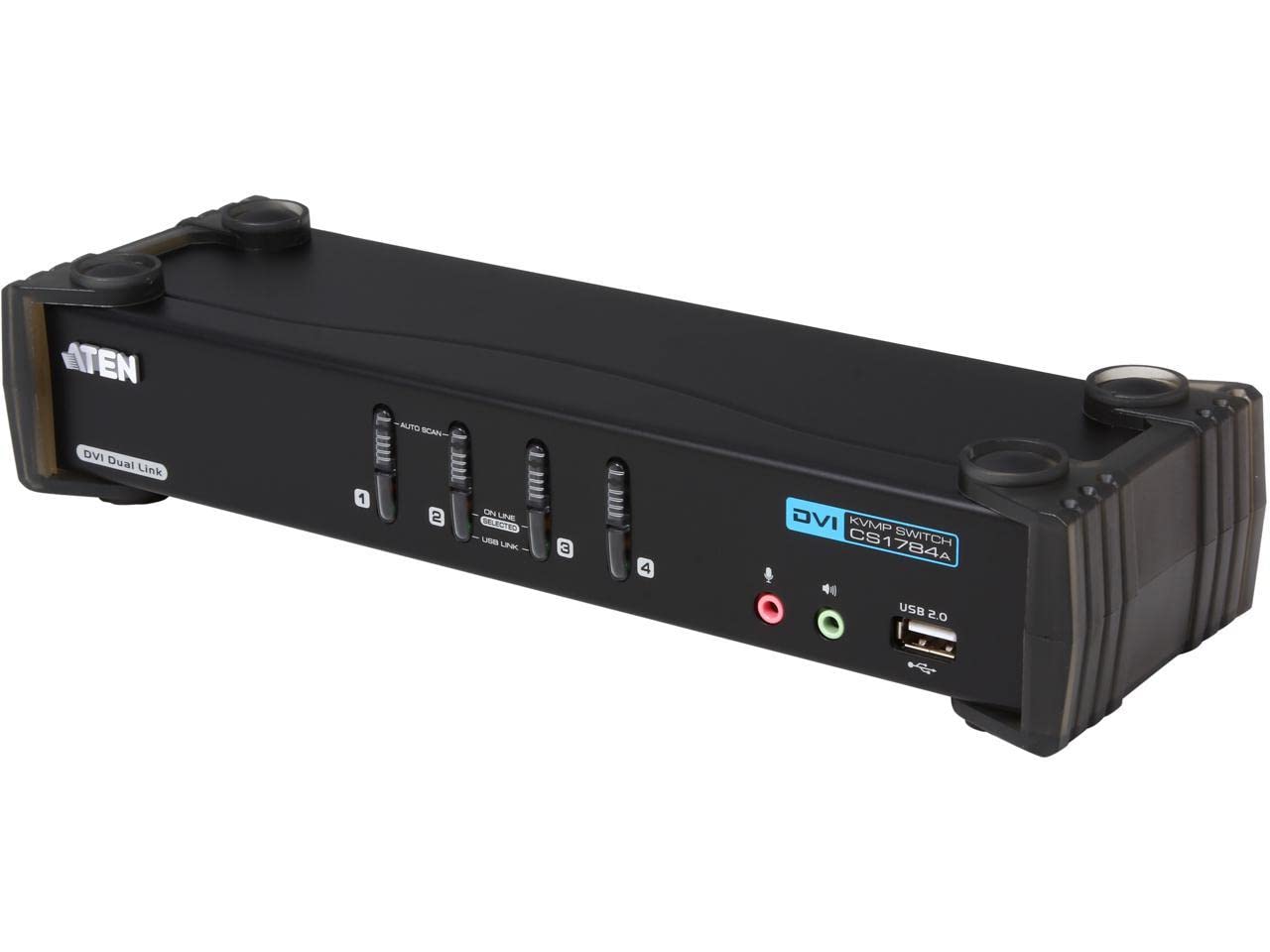 ATEN 4-PORT Dual-link Dvi KVM CS1784A