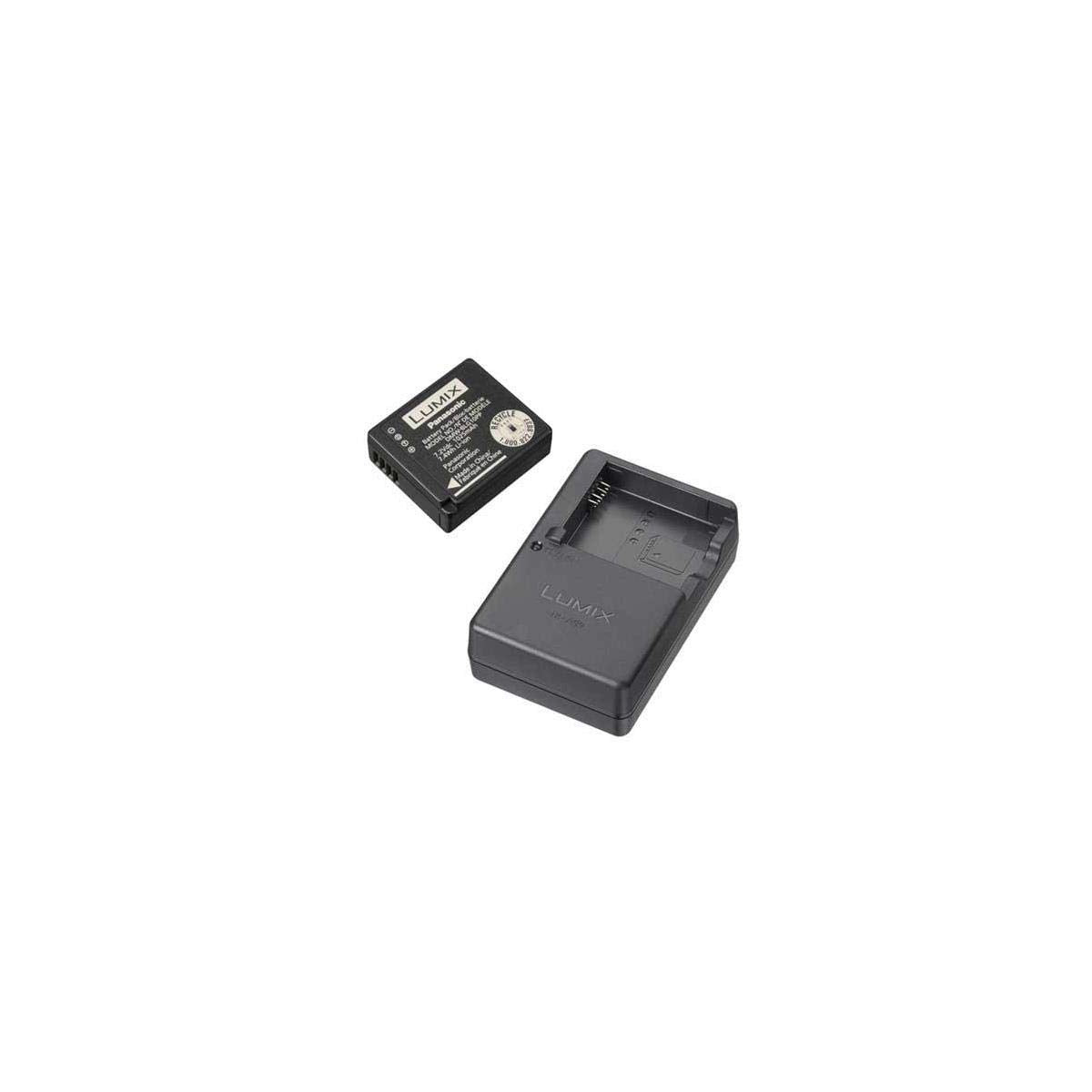 Panasonic Dmw Zstrv Lumix Battery & External Charger Travel Pack, Black