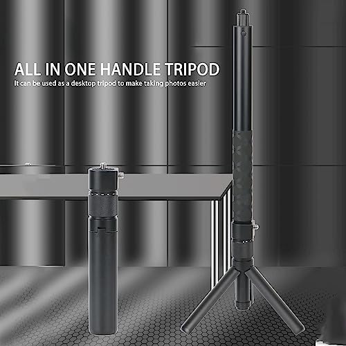 Bewinner Time Handle Universal - 360 Rotating Adjustable Foldable Tripod Aluminum Alloy Perfect For One X3 One X2 One R One X On