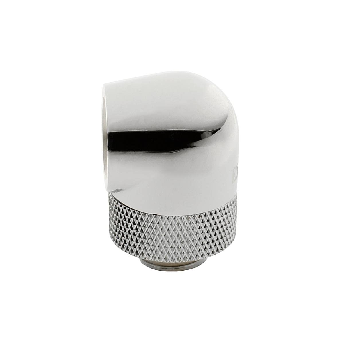 Xspc G1/4'' 90 Degree Rotary Fitting V2, Chrome, 4 Pack