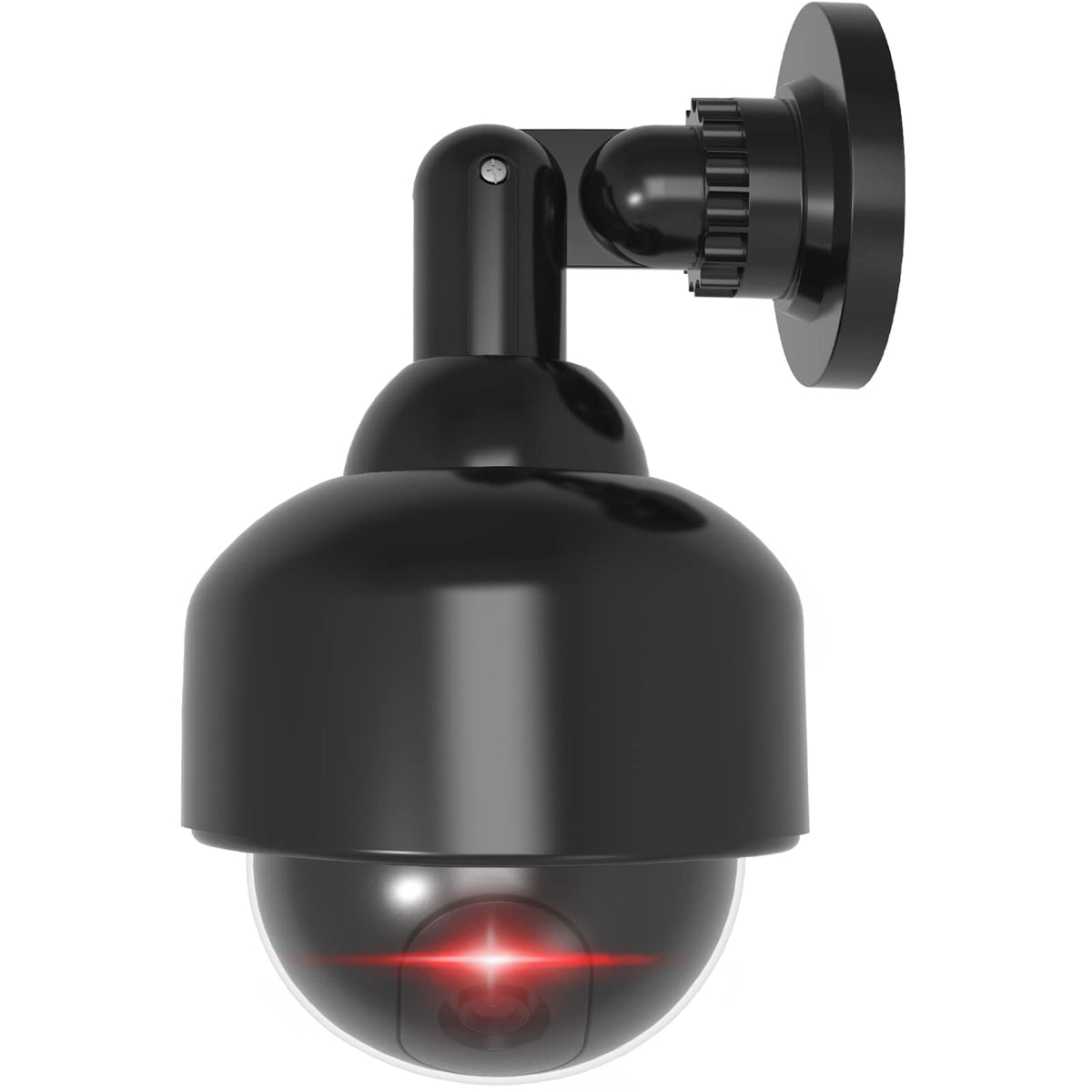 Wali Dummy Fake Security Dome Camera With 1 Flashing Red Led Light And Security Alert Sticker Decal, Indoor Outdoor Use (Dob-1),