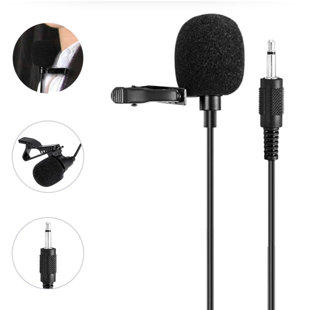 Winbridge Portable Collar Clip Microphone 3.5Mm Audio Compatible With All Winbridge Voice Amplifiers S6