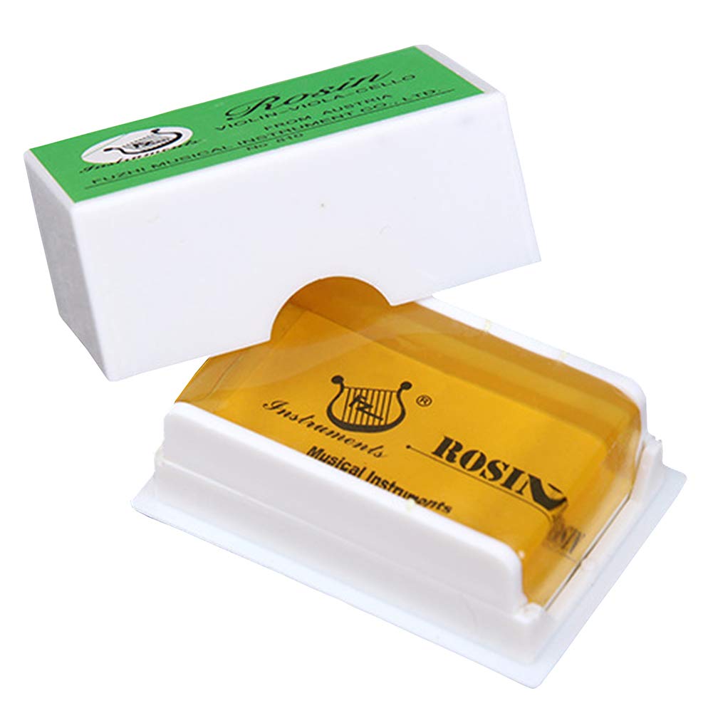 Rosin Natural For Violin Cello Viola Rosin Light Low Dust For Bows String Music Instrument Accessory Yellow With Case 3 Pack