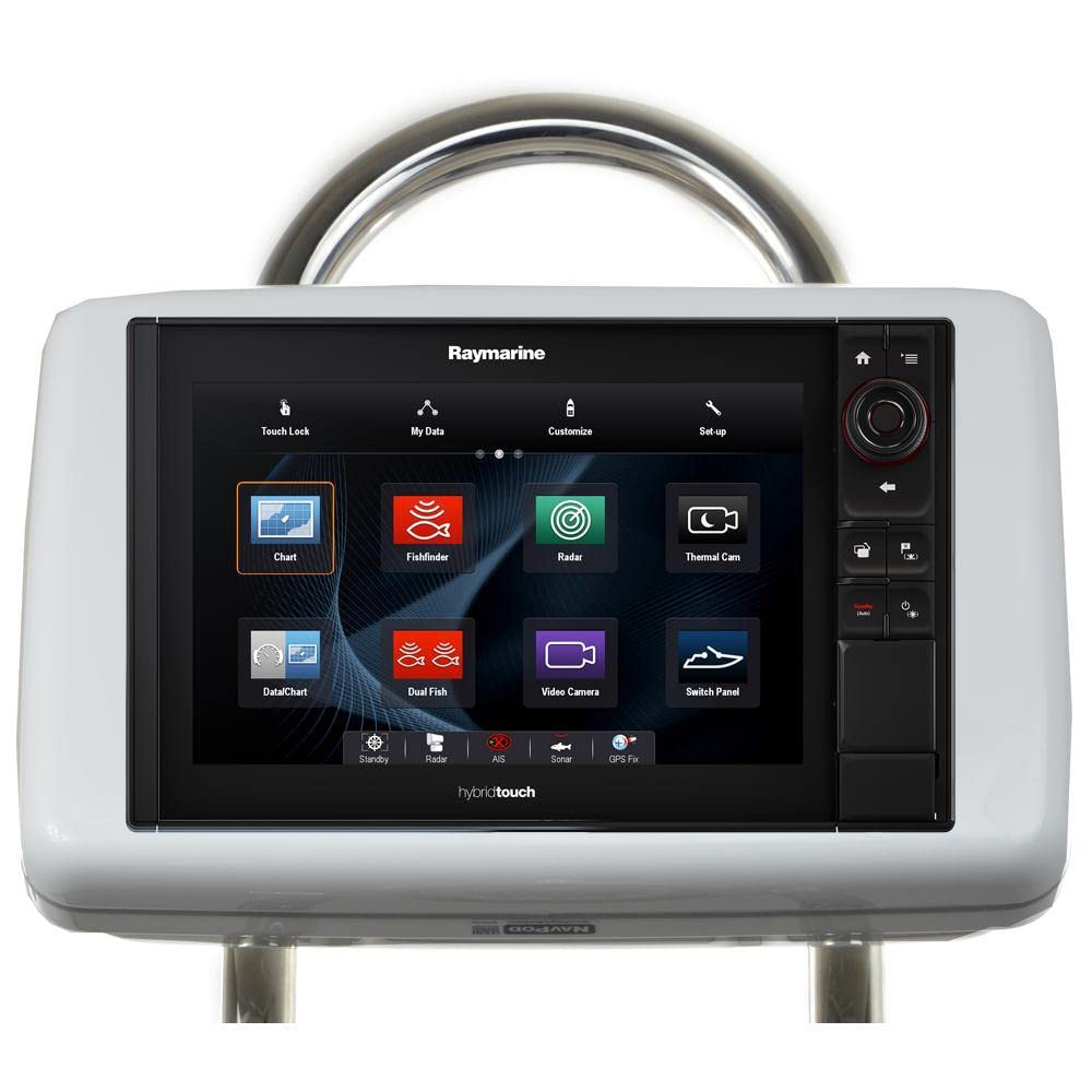 Navpod Gp1900 01 Sailpod Pre Cut For Raymarine Es95/Es97/Es98 & Axiom Pro 9 For 9.5'' Wide Guard