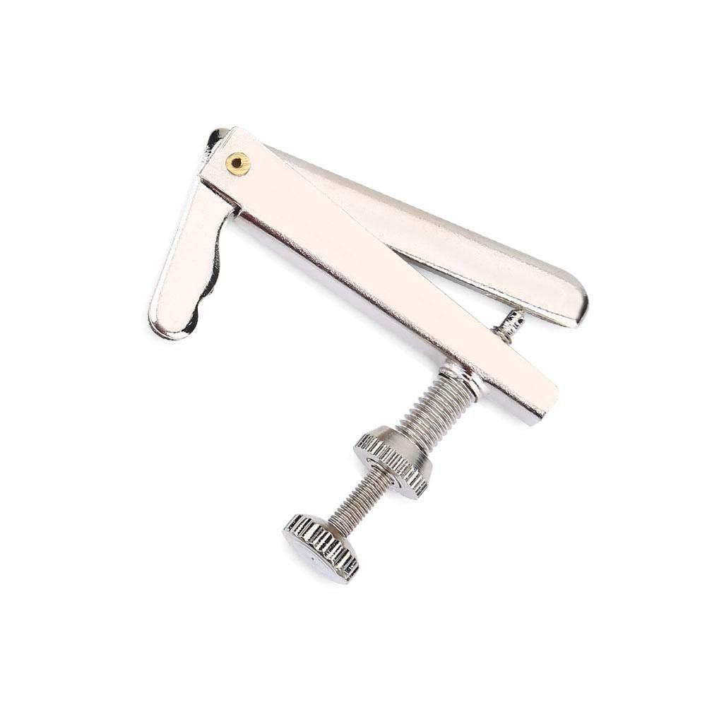 Vbestlife Cello String Fine Tuner, 4Pcs Metal Fine Tuners String Adjusters Replacement Parts For 3/4 4/4 Cello(Silver)