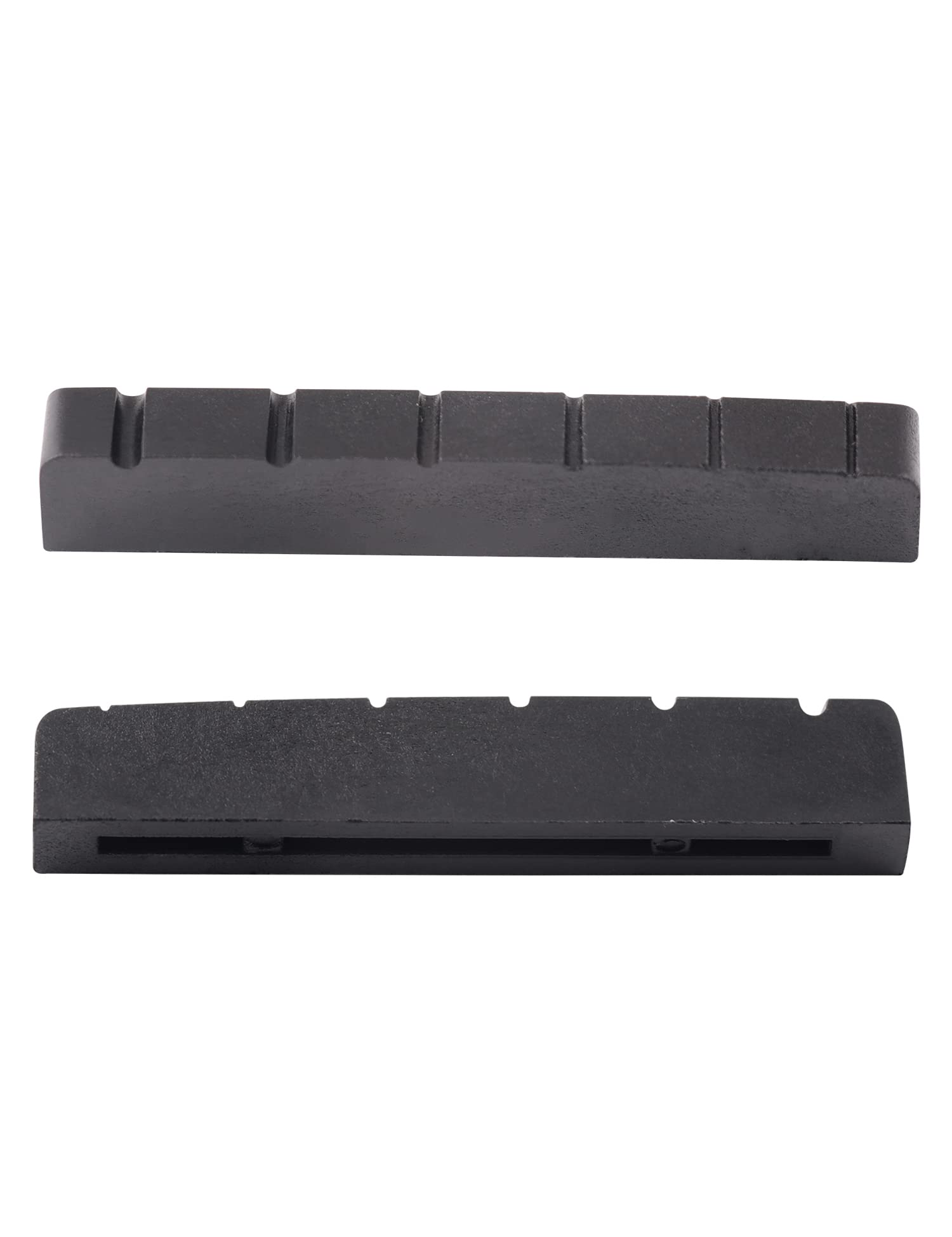 Metallor 6 String Graphite Guitar Nut Pre Slotted Top Nut Compatible With Les Paul Lp Sg Style Electric Guitar Or Acoustic Guita