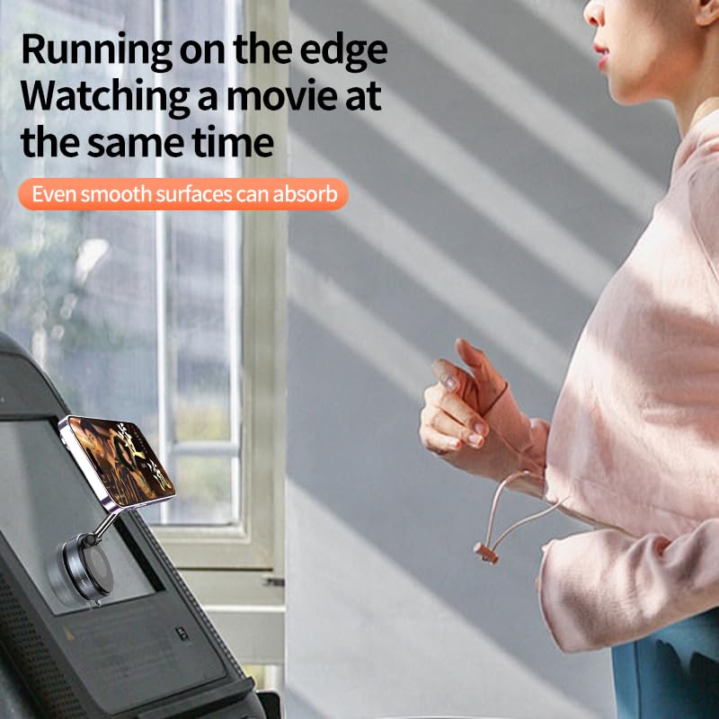 Dreambee Vacuum Magnetic Car Phone Holder-Rechargeable 360Rotatable Car Suction Cup Phone Mount For All Smartphones On Smooth Su