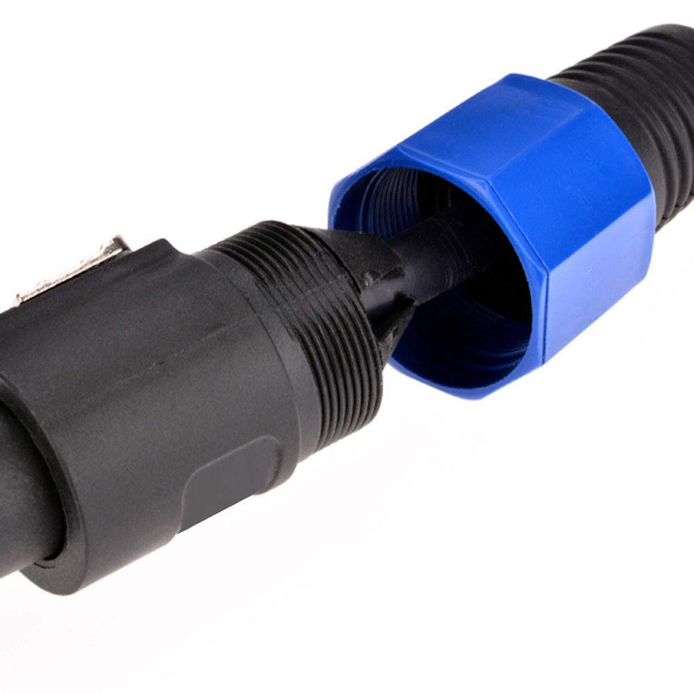 Yuyaokk 2Pack 6 Ft Male Speakon To Speakon Cables, Professional 12 Guage Awg Audio Cord Dj Speaker Cable Wire With Twist Lock