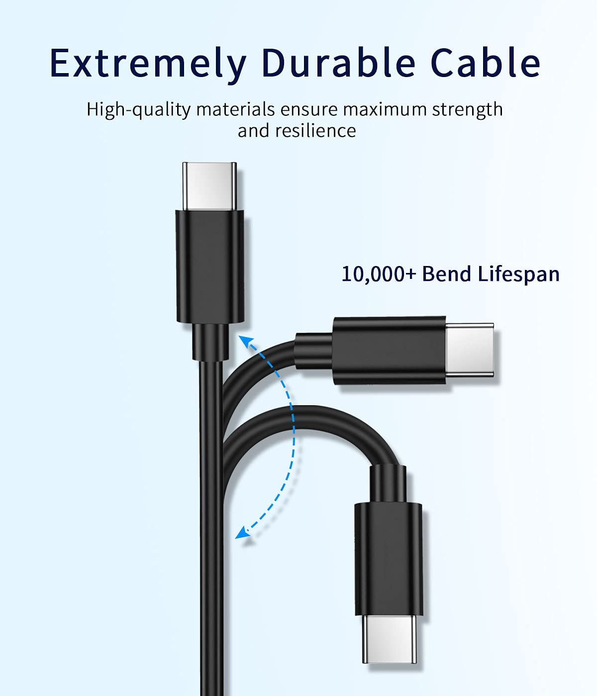 Micro Charger Charging Cable Cord Compatible With For Anker Soundcore Life Q20, Anker Soundcore 2, Mini, Flare Mini Headphone Sp