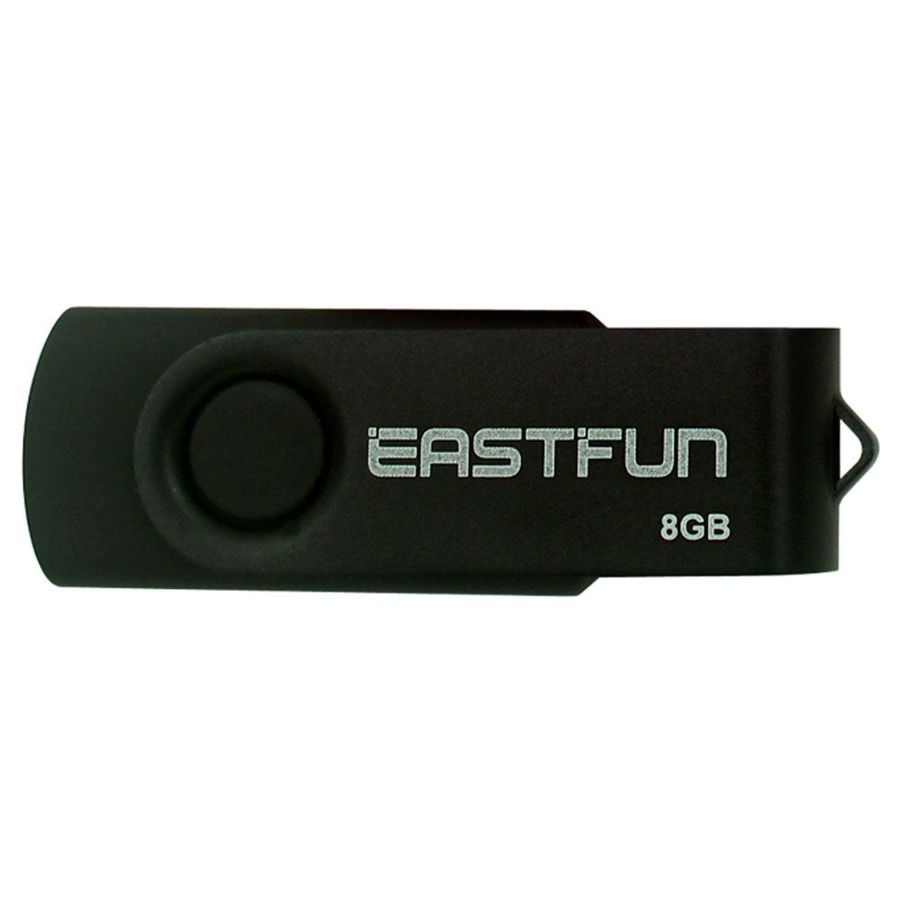 Eastfun 5 Pack 8Gb Usb Flash Drive Usb 2.0 Flash Memory Stick Fold Storage Thumb Stick Pen (Five Mixed Colors: Black Rose Blue Purple Green)