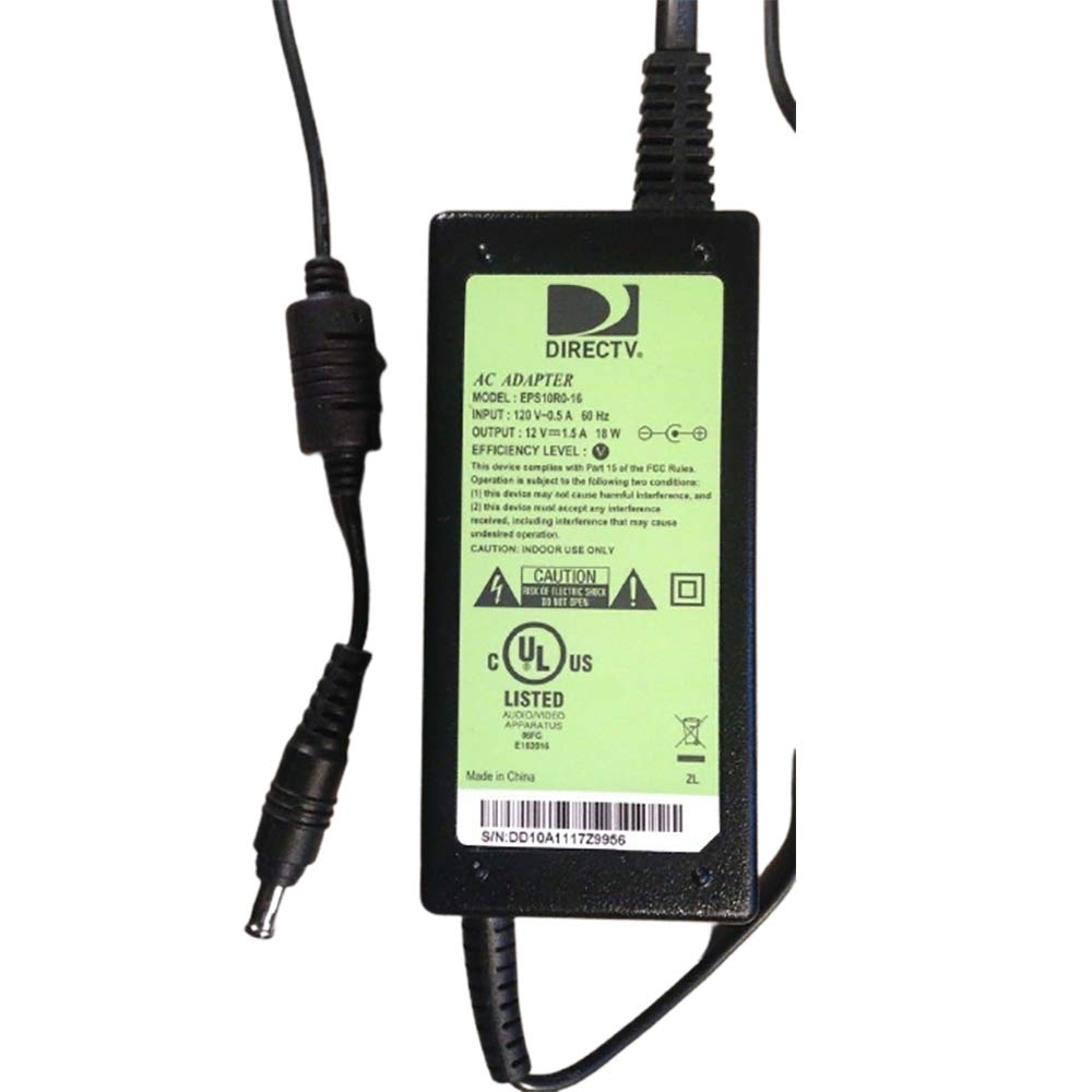 Satellitesale Genuine Directv Ac Adapter Power Supply Charger 12V 1.5A 18W Model: Eps10R0 16