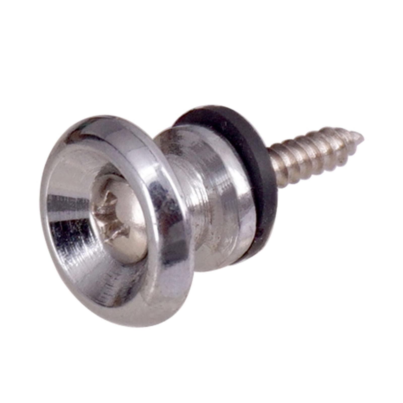 THE STYLE SUTRA 10X Guitar Strap Lock Pins Peg For Acoustic Electric Guitar Ukulele Bass Silver
