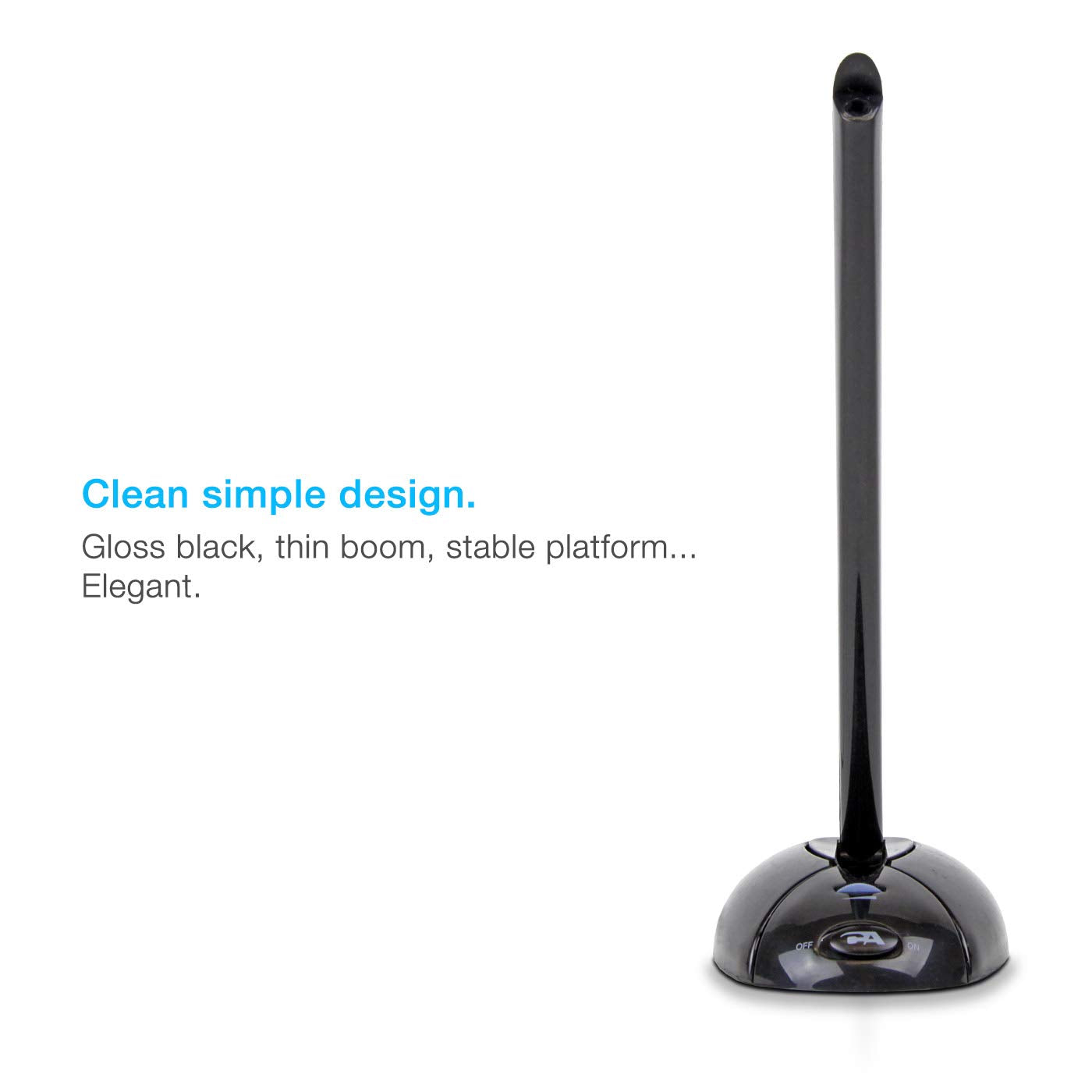 Cyber Acoustics Usb Plug & Play Desktop Unidirectional Noise Cancelling Computer Microphone/Mic, For Pc And Mac Laptops, Compati