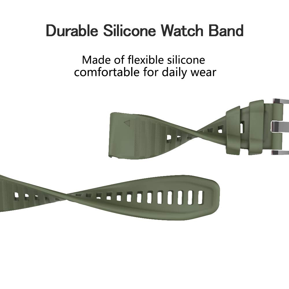 Isabake Watch Band For Garmin Fenix 6X/6X Pro, Quick Fit 26Mm Wristbands,Compatible With Fenix 6X/6X Pro Fenix 5X/5X Plus Fenix