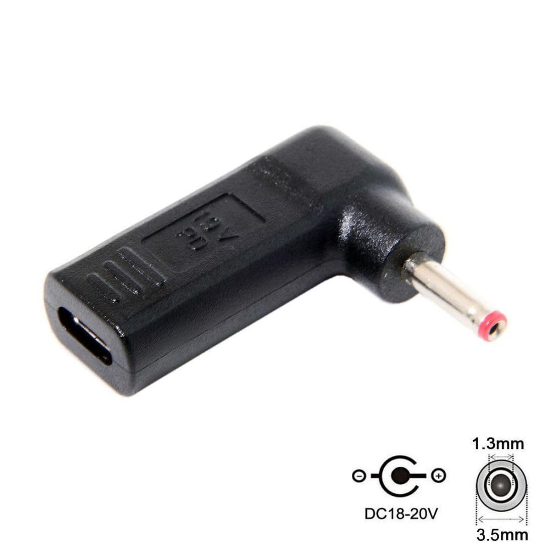 Chenyang Cy Usb 3.1 Type C Usb-C To Dc 19V 3.5X1.3Mm 1.35Mm Adapter Emulator Trigger Converter For View Sonic M1+ (3.5X1.3Mm)