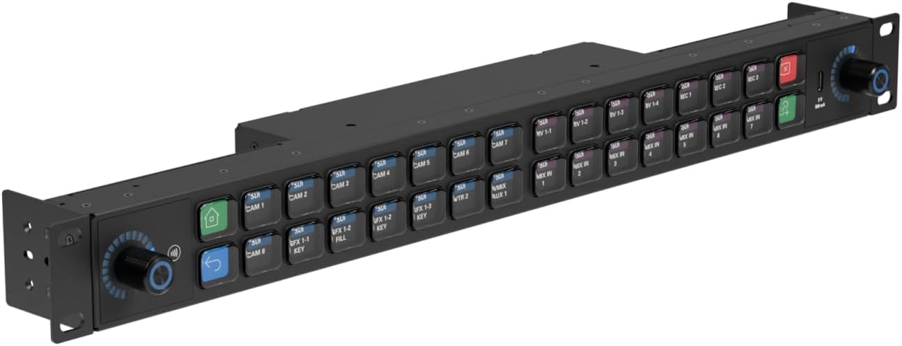 Elgato Stream Deck Studio - Hyper-Customisable Control Surface for Pro Broadcasting, Monitoring, KVM Switching, Supports Hybrid