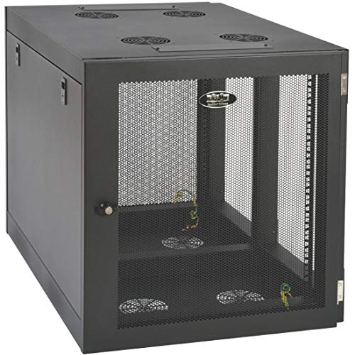 Tripp Lite 12U Heavy Duty Wall Mount Rack Enclosure Cabinet Side Mount Wall Mount Components Srw12Uhd Black