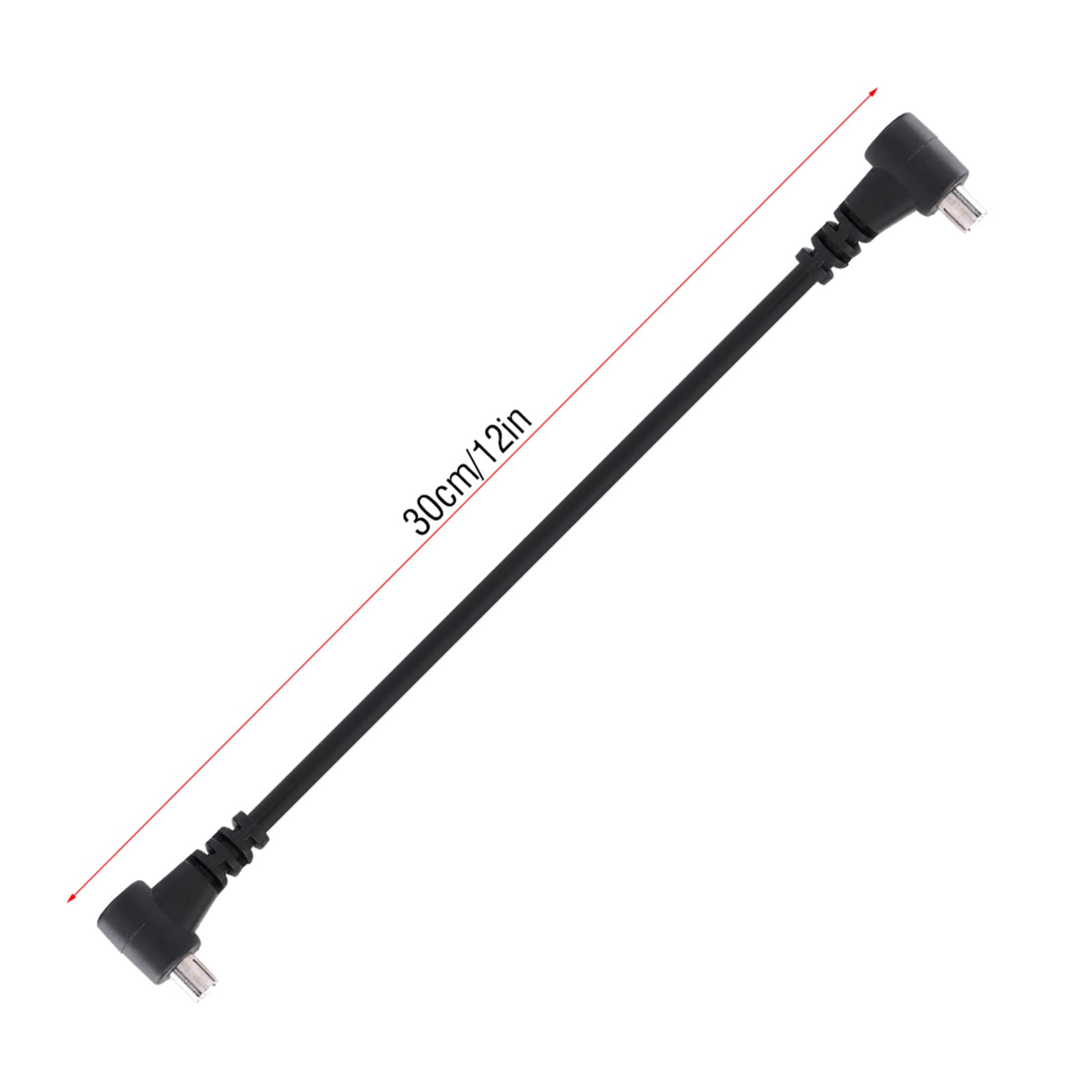 Acouto 30Cm Flash Sync Cable Pc Pc Male To Male Flashlight Camera Connector Sync Cable Cord