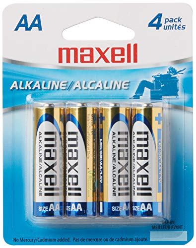 Maxell 723465 Ready To Go Long Lasting And Reliable Alkaline Aa Battery 4 Pk