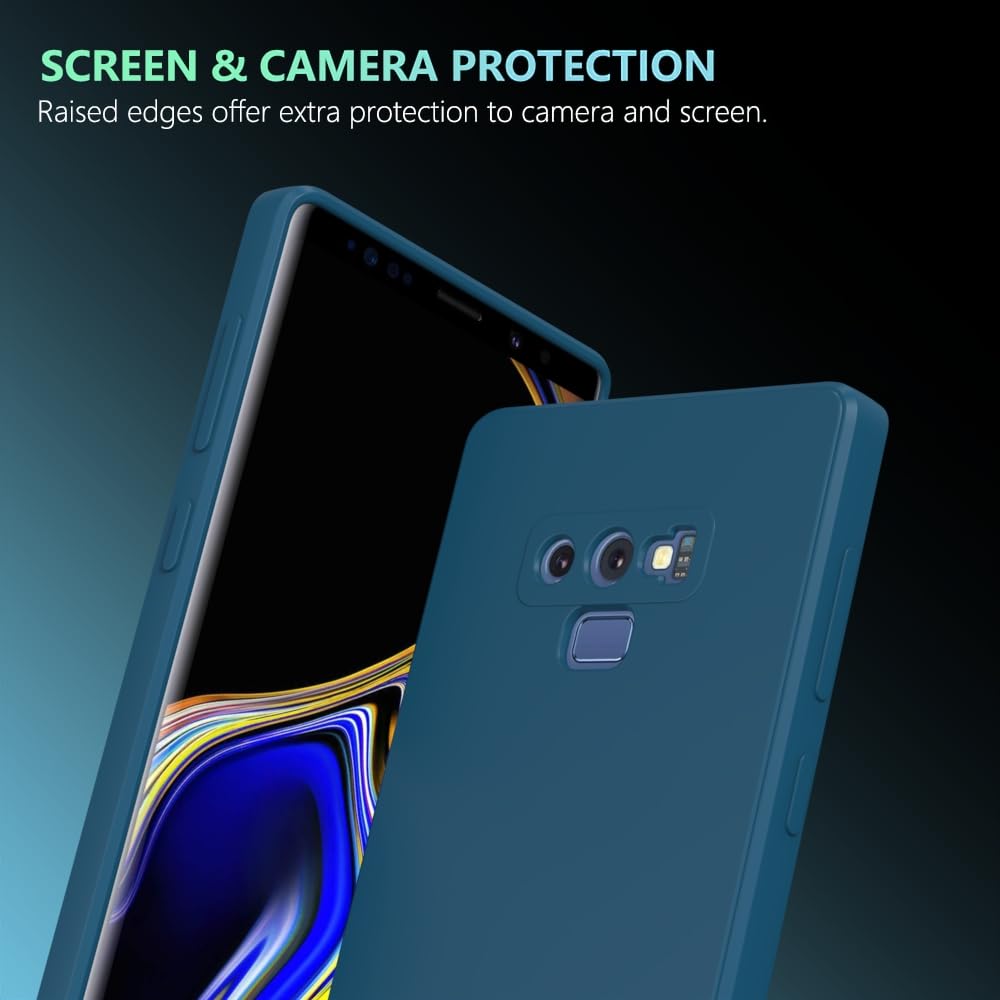 Wogroo For Samsung Galaxy Note 9 Case Dark Blue, Scratch Resistant With Soft Touch, Slim Thin Phone Cover For Samsung Galaxy Not